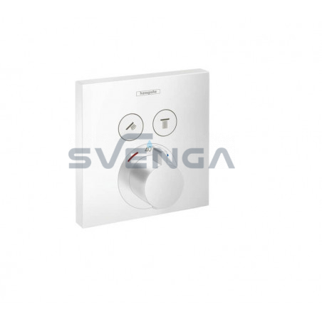 Hansgrohe ShowerSelect Glass Thermostat 15763 potinkinis termostatinis dušo maišytuvas, 2-iejų funkcijų
