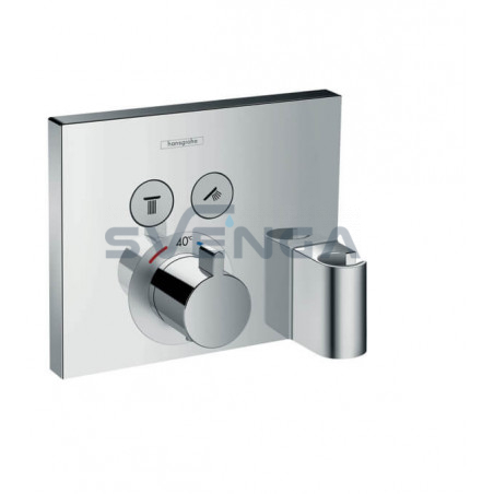 Hansgrohe ShowerSelect Glass Thermostat 15765 potinkinis termostatinis dušo maišytuvas, 2-iejų funkcijų
