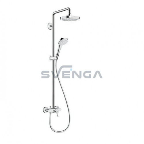 Hansgrohe Croma Select E Showerpipe 180 27258400 virštinkinė dušo sistema