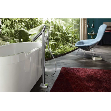 Hansgrohe Axor Starck Organic 12016000 termostatinis vonios maišytuvas iš grindų su potinkine dalimi