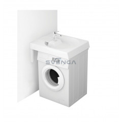 PAA CLARO Grande akmens masės praustuvas ant skalbimo mašinos 750x600 mm