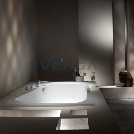Kaldewei Plaza Duo asimetrinė plieninė vonia 1800x1200