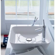 Duravit Cape Cod pastatomas ant stalviršio praustuvas su skyle maišytuvui 460x460