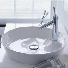 Duravit Cape Cod pastatomas ant stalviršio praustuvas su skyle maišytuvui 480x480