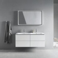 Duravit Me by Starck dvigubas pakabinamas arba baldinis praustuvas 1300x490