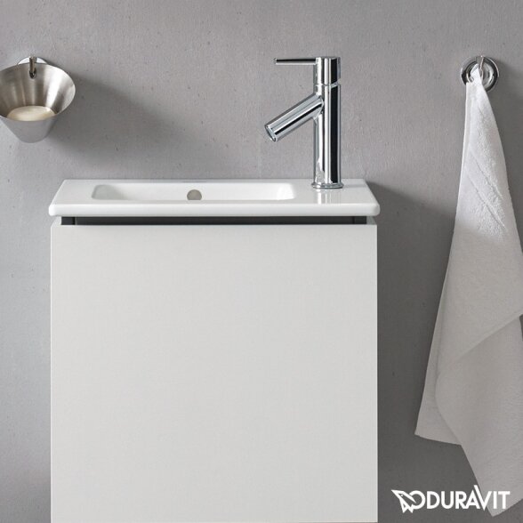 Duravit Me by Starck mažas pakabinamas arba baldinis praustuvas 430x300