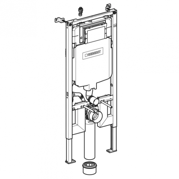 Geberit Duofix 8cm pločio potinkinis klozeto rėmas su tvirtinimais 3