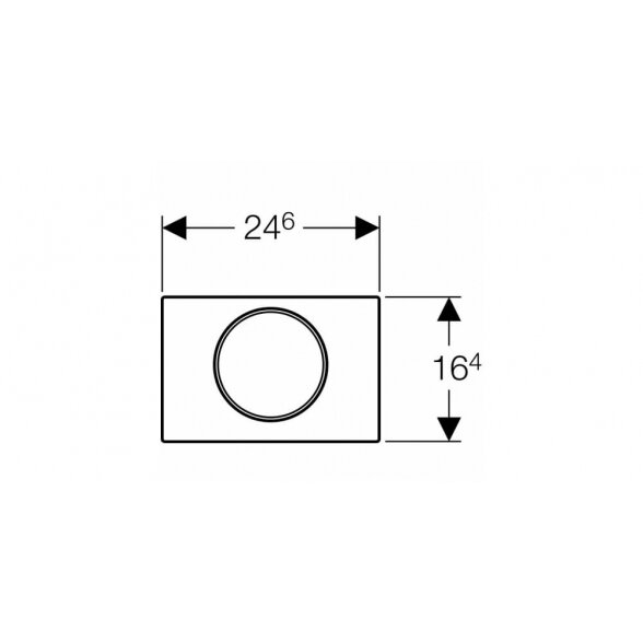 Geberit Sigma10 vandens nuleidimo mygtukas 5