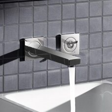 Grohe Eurocube Joy praustuvo maišytuvas iš sienos su potinkine dalimi