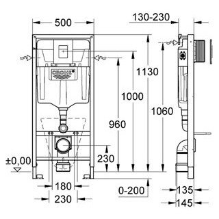 Grohe 5 in 1 potinkinis klozeto rėmas 4