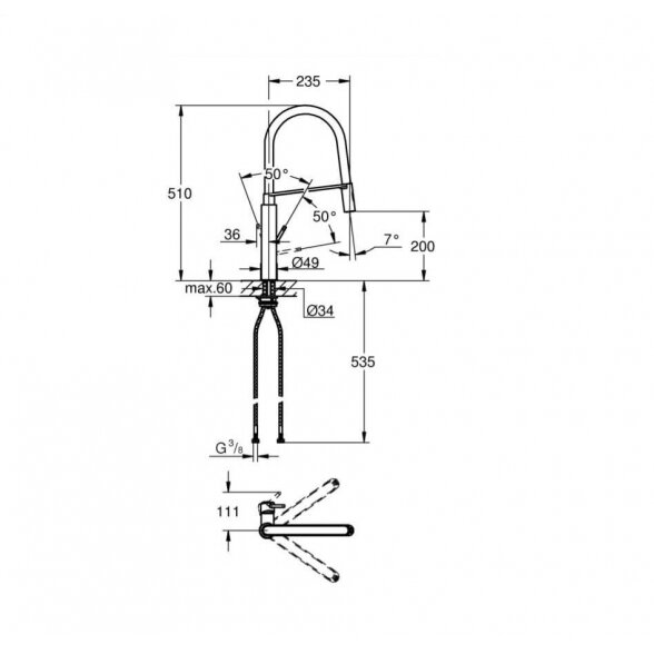 Grohe Concetto 31491000 virtuvinis maišytuvas 1