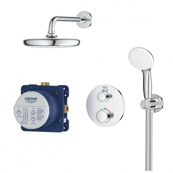 Grohe Grohtherm potinkinis termostatinis dušo komplektas 1