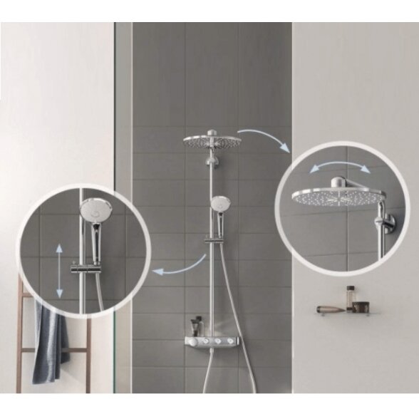 Grohe Smart Control Euphoria termostatinė dušo sistema su 31 cm dušo galva 1