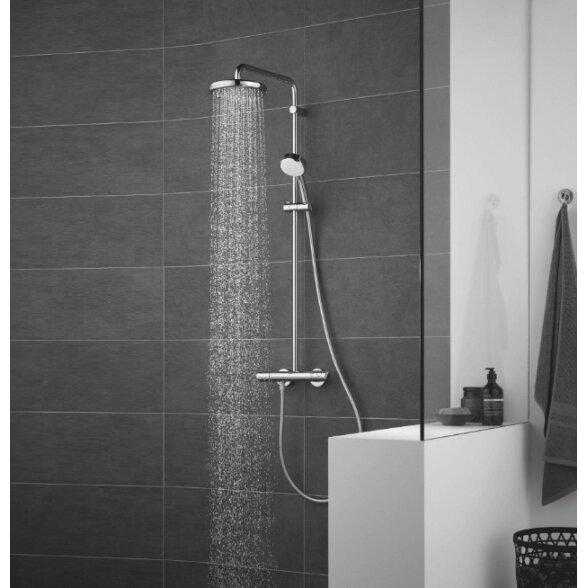 Grohe Tempesta termostatinė dušo sistema su 21 cm dušo galva 6