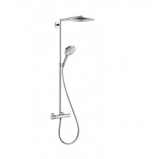 Hansgrohe Raindance E Showerpipe 27114000 virštinkinė termostatinė dušo sistema