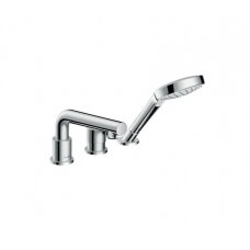 Hansgrohe Talis S 72416000 įgręžiamas 3 dalių vonios maišytuvas su apatine dalimi