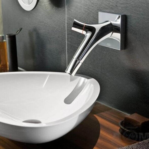 Hansgrohe Axor Starck Organic 187 mm praustuvo maišytuvas iš sienos 5