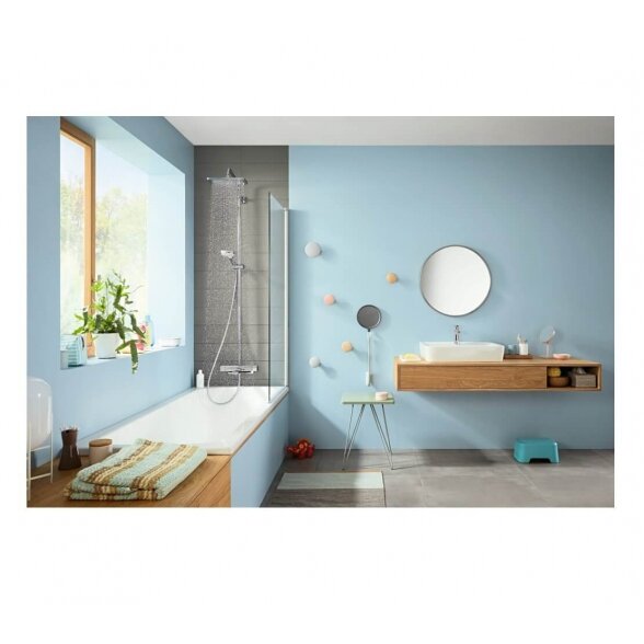 Hansgrohe Croma E Showerpipe 280 27687000 termostatinė dušo sistema 1