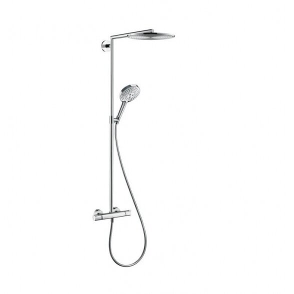 Hansgrohe Raindance E Showerpipe 27114000 virštinkinė termostatinė dušo sistema