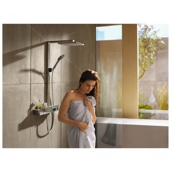 Hansgrohe Raindance E Showerpipe 27363000 virštinkinė termostatinė dušo sistema 1