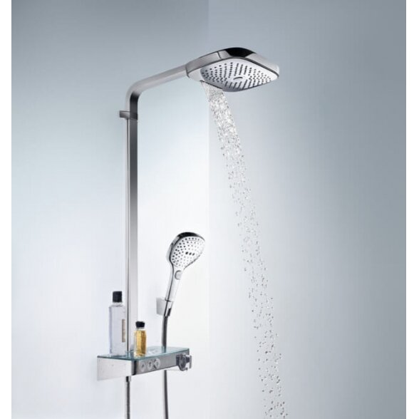 Hansgrohe Raindance Select E 300 27127000/27127400 virštinkinė termostatinė dušo sistema 4