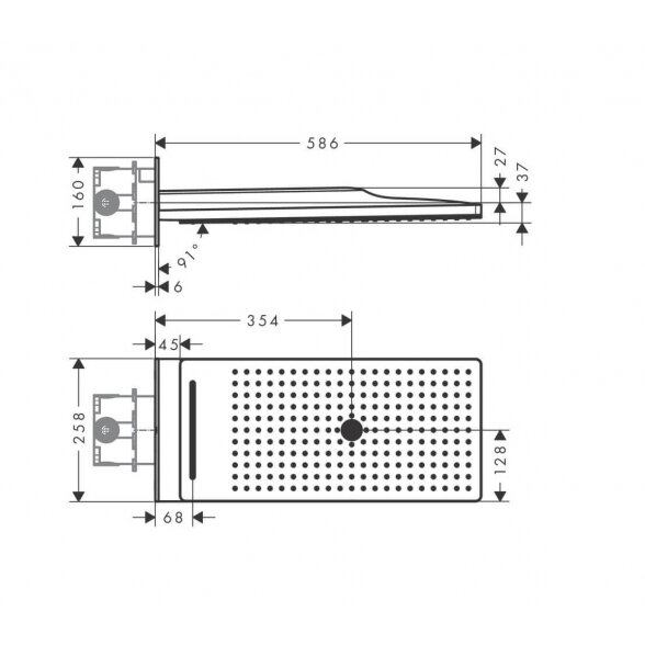 Hansgrohe Rainmaker Select 24001400 dušo galva 58x26 cm 5