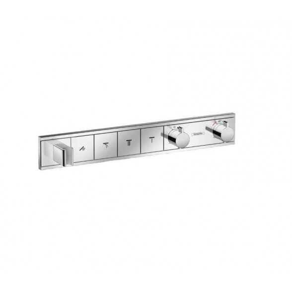 Hansgrohe RainSelect 15357 potinkinis termostatinis dušo maišytuvas, 4-ių funkcijų 7