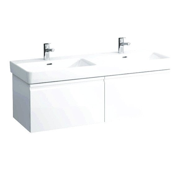 Laufen Pro S dviejų dubebų pakabinamas/baldinis praustuvas 1200x460 ir 1300x460 2