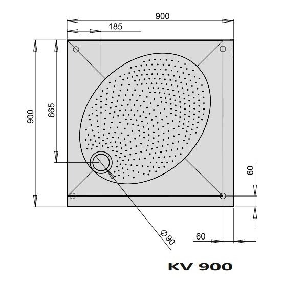 PAA ART KV lieto akmens dušo padėklas 2