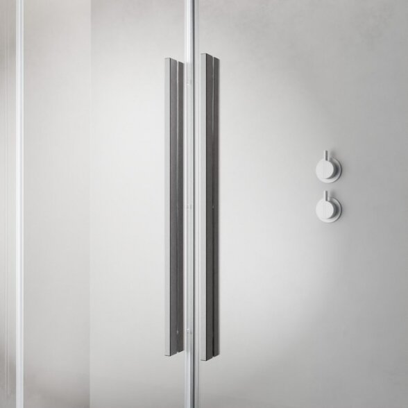 Radaway Furo Brushed Nickel DWJ nišinės dušo durys 7