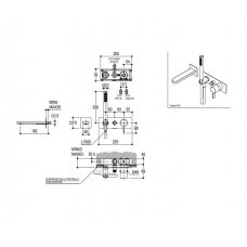 Ritmonio Tie PR34EB101 vonios maišytuvas