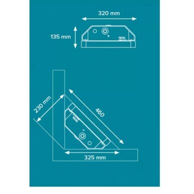 Tece siauras 32cm potinkinis klozeto rėmas su tvirtinimais 6