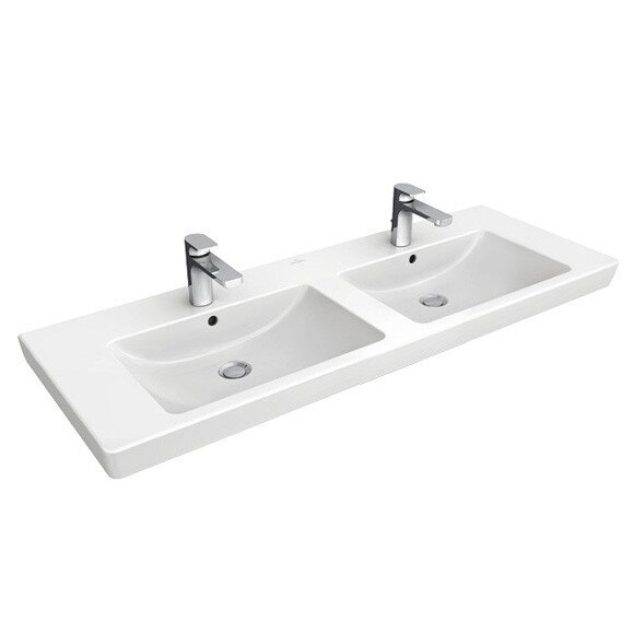 Villeroy & Boch Subway dviejų dubenų pakabinamas praustuvas 1300x470 2