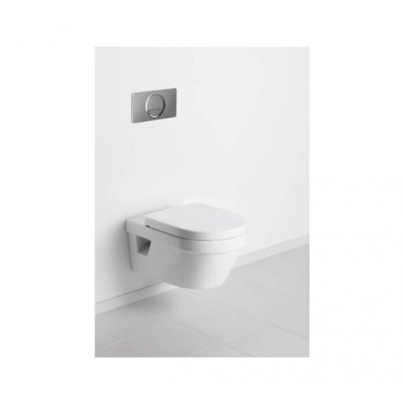 Villeroy & Boch Architectura 53x37 pakabinamas klozetas su Ceramic Plus danga ir lėtaeigiu dangčiu 4