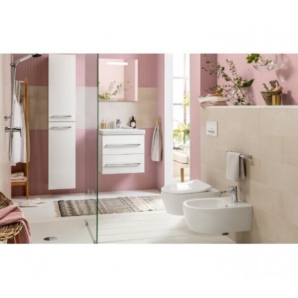 Villeroy & Boch Avento 53x37 pakabinama bidė su Ceramic Plus danga 3