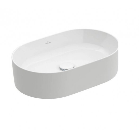 Villeroy & Boch Collaro 56x36 pastatomas ant stalviršio praustuvas, ovalus 2