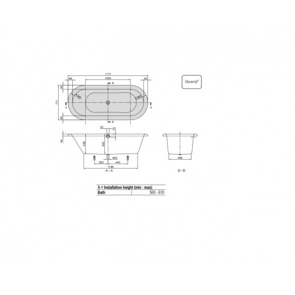 Villeroy & Boch Nexus Duo akrilinė vonia 1771x771 4