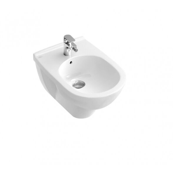 Villeroy & Boch O. Novo 56x36 pakabinama bidė su Ceramic Plus danga 4