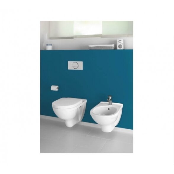 Villeroy & Boch O. Novo 56x36 pakabinama bidė su Ceramic Plus danga 2