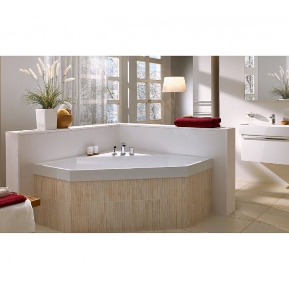 Villeroy & Boch Squaro kampinė akrilinė vonia 190x80 cm 2