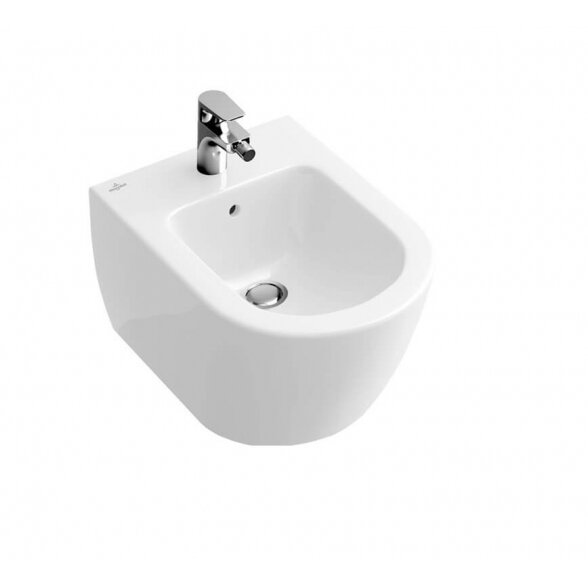 Villeroy & Boch Subway 2.0 48x35,5 pakabinama bidė su Ceramic Plus danga 1