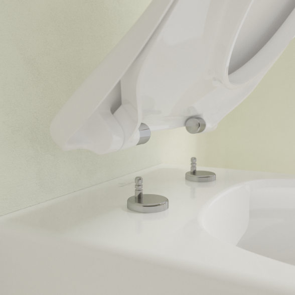 Villeroy & Boch Subway 2.0 pakabinamas Direct Flush WC su SlimSeat dangčiu 12