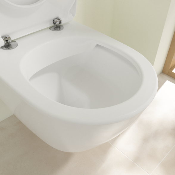 Villeroy & Boch Subway 2.0 pakabinamas Direct Flush WC su SlimSeat dangčiu 4