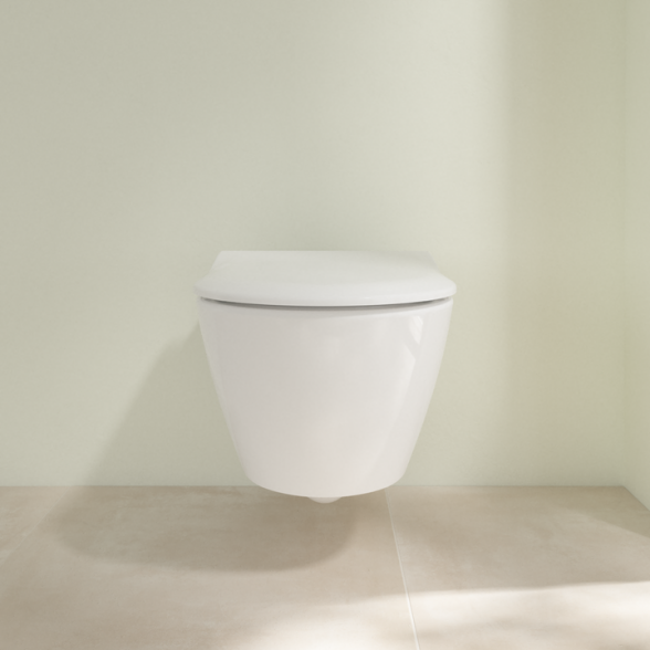 Villeroy & Boch Subway 2.0 pakabinamas Direct Flush WC su SlimSeat dangčiu 7