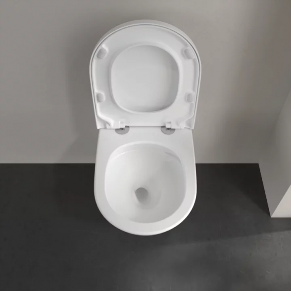 Villeroy & Boch Subway 3.0 pakabinamas Twist Flush WC su SlimSeat dangčiu 6