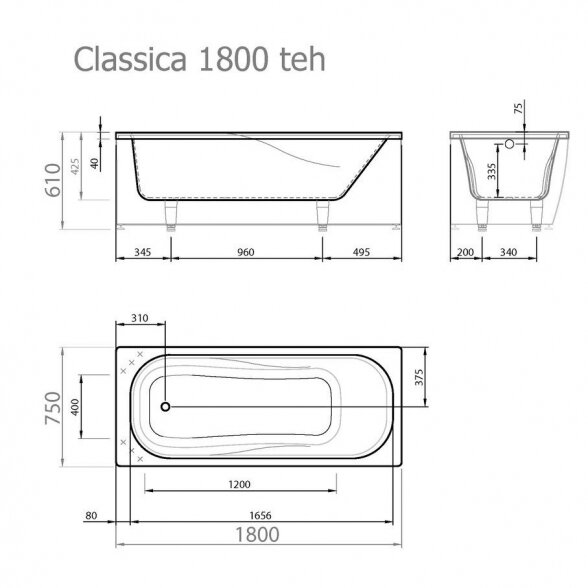 Vispool Classica lieto akmens vonia 4